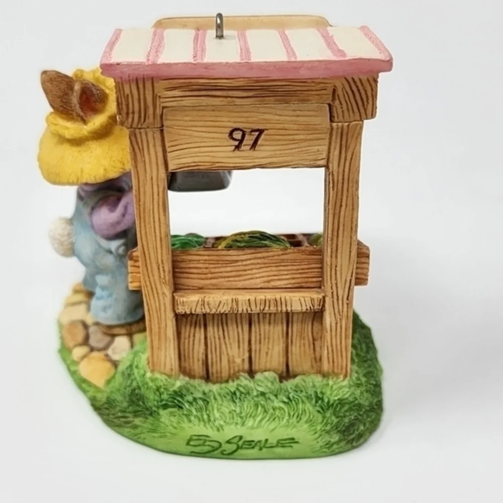 Hallmark‎ 1997 Collector's Edition Farmer's Market Tender Touches Bunny Ornament